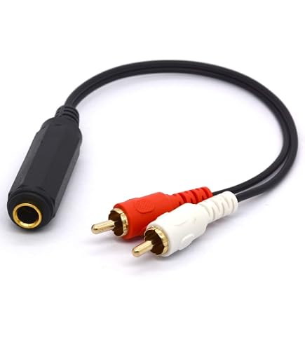 Cavo TS 1/4 A RCA Sdoppiatore Rca Audio Doppio Cavo Di Interconnessione Stereo Maschio Da Ts A Rca Da 1 Cavo Audio Stereo Cavo TS 1/4 A RCA Sdoppiatore Rca Audio Doppio Cavo Di Interconnessione Stereo Maschio Da Ts A Rca Da 1 Cavo Audio Stereo