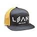 Produktbild LEAN Active 7 Panel Trucker Snapback - Baumwollköper & Netz - Unisex Baseball Cap Hut Kappe Flache Wölbung - Einheitsgröße