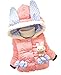 Sallyshiny Baby Girl Rabbit Coat Jacket Hoodie Child Winter Warm Clothing Outfit Snowsuit Outwear (18-24 Month)