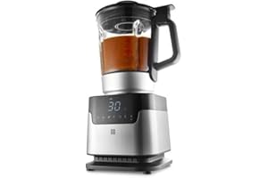 Lakeland Touchscreen Soup & Smoothie Maker - Black and Silver 2L Glass Jug