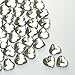 Produktbild Diamante Me Herz Größe 6 mm Hotfix/Eisen auf/Klebstoff auf Kristall klar Strass