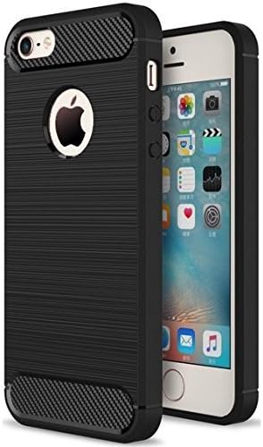 CoziCase - iPhone 5 / 5S Case Black Slim Luxury Armour Silicone TPU Rubber Case Cover