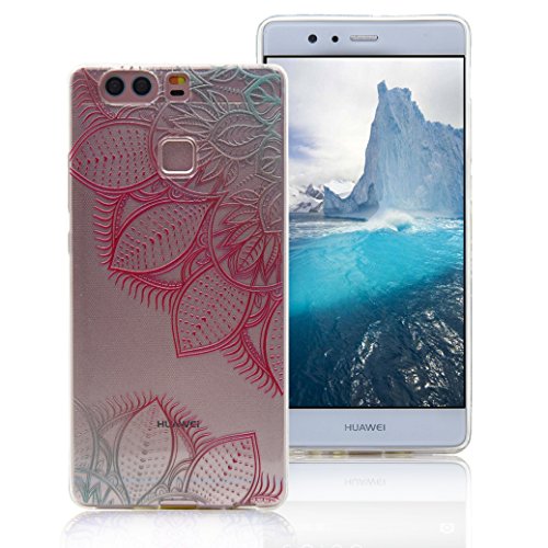 Funda Huawei P9 AllDo Carcasa Silicona Caucho Funda Transparente Clara Soft Slim Case Cover Bumper Carcasa Protectora Funda Blanda Suave Flexible Caja Ultra Delgado Ligero Casco Anti Rasgu os Anti Choque - Flores de Color Rosa reviews Funda Huawei P9 AllDo Carcasa Silicona Caucho Funda Transparente Clara Soft Slim Case Cover Bumper Carcasa Protectora Funda Blanda Suave Flexible Caja Ultra Delgado Ligero Casco Anti Rasgu os Anti Choque - Flores de Color Rosa