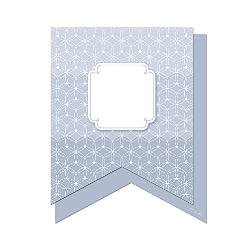 Preisvergleich Produktbild SLATE GRAY PENNANTS 6IN DESIGNER