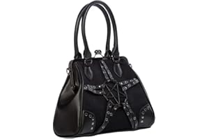 Banned Alternative Pentagram Mujer Bolso Negro