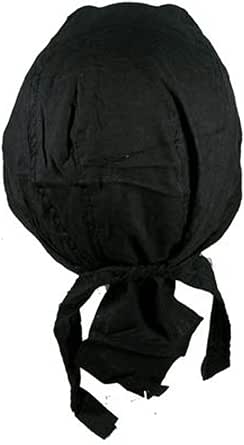 Bandana Du Rag Doo Rag Serre Tete noir 