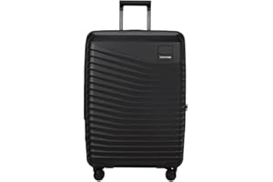 Samsonite Intuo - Spinner M, Suitcase espandibile, 69 cm, 79/87 L, nero (nero)