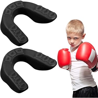 Paradenti Universale In Gomma Per Adulti - Protezione Per Calcio, Boxe, Hockey, Rugby