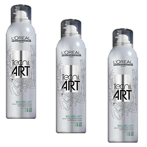 L'Oréal Volume Lift 3 x 250 ml Spray-Mousse Tecni.art Styling Schaum Neue Serie
