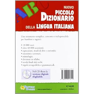 Piccolo dizionario della lingua italiana. Con CD-R