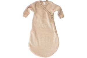 ‎LILANO Lilano, Merino Wickelsach mit 2-Wege Reißverschluss Uni, 100% Wolle (kbT) (Sand, 50-56)