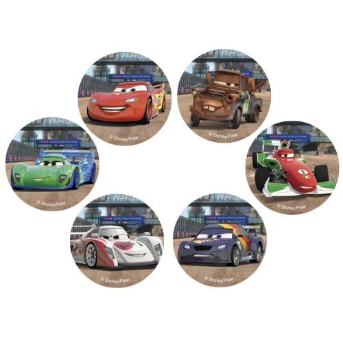 Dekoback Zucker-Muffinaufleger Cars, 2er Pack (2 x 21 g)