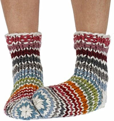 Hoxton extra warm handmade wool bed/sofa socks | Pachamama Fairtrade