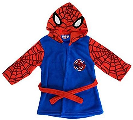 HPrice Avengers Hero 'Spiderman' Dressing Gown 2-3 Years 100% Polyester Clothing