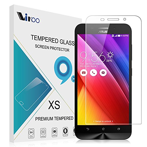 Custodia EbestStar Con Vetro Temperato Per ASUS Zenfone Max ZC550KL (5.5'') – Pelle PU Nera