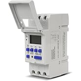 GreenBlue GB104 Brand New Programmable Timer Switch Time Relay Digital LCD DIN 16A RAIL 220V
