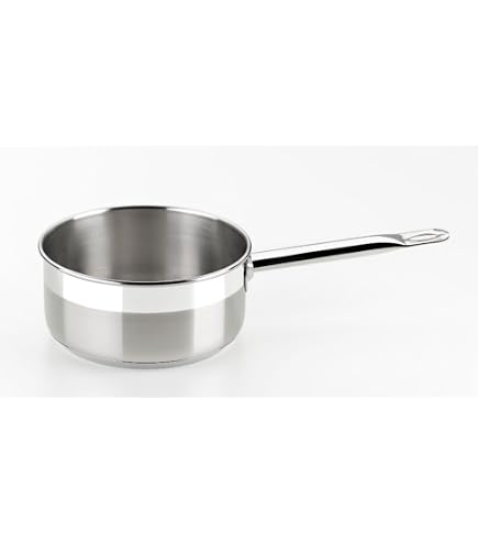 Bra Ancora Faitout 26 Cm Acier Inoxydable 18/10 – Couvercle Verre, Triple Fond, Compatible Induction, Tous Feux – Qualité Pro Durable