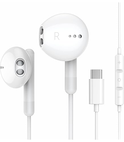 Écouteurs Intra-auriculaires Huawei Type-C CM33 - Blanc, Son Cristallin, Design Ergonomique
