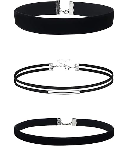 Girocollo-Choker "Crescent Green" - Gioielli - Collane - di Eva Boh