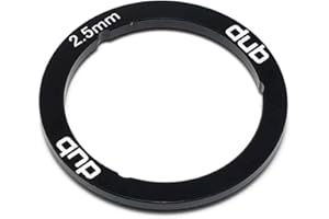 TAKEWELL Entretoise de boîtier de pédalier DUB pour installation de boîtier de pédalier SRAM DUB,aluminium, 1 pièce, Largeur : 2.5 mm. L’entretoise en alliage d’aluminium remplace l’entretoise en plastique.