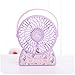 Produktbild niu hai Handventilator Aufladen Über USB Mini Ventilator Student Portable Cartoon Cute Desktop Ventilator, Einhorn - Violett