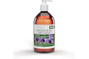 Kitama Olejek do masażu orchidea – olejek do ciała, pielęgnacyjny, aromatyczny, relaksacyjny – 500 ml