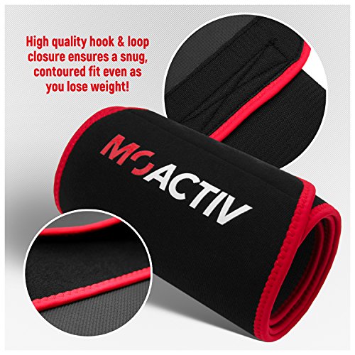 MoActiv Fitnessgürtel Bauch für Männer und Frauen Slimmer Belt - 6