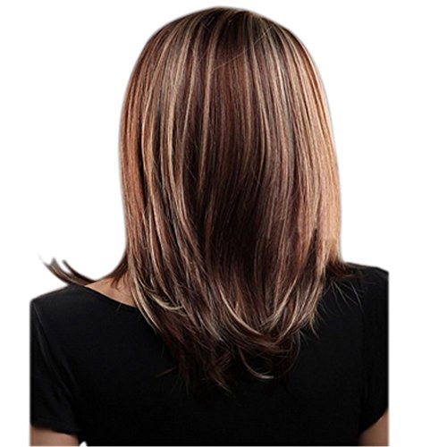 Tsnomore Sexy bob gemischte Farbe synthetische Perücke - 4