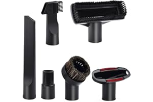LANSKYLAN 6 Pezzi Accessori Aspirapolvere Spazzole per Aspirapolvere Set di Aspirapolvere Ugello Spazzola Set Spazzole Universale per Aspirapolvere Compatibile con Aspirapolvere Diametro 32mm e 35mm