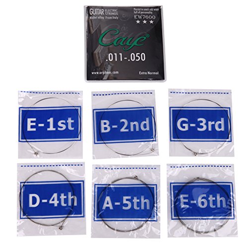 Preisvergleich Produktbild Everpert CAYE EW 7600 Universal Gitarrensaiten für E-Gitarren (011-050inch)