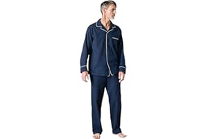 LAPASA Ensemble de Pyjama Homme Chaud & Confortable 100% Flanelle de Coton M95
