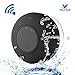 Produktbild Wasserdicht Bluetooth 3.0 Dusche Lautsprecher, Freihändig Portable Freisprecheinrichtung mit Eingebautem Mikrofon, 6h Spielzeit, Steuertasten und Engagierten Saugnapf für Duschen, Badezimmer, Pool, Boot, Auto, Strand, & Außenbereich