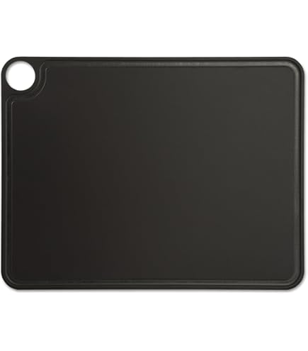Tavola Da Taglio ARCOS Con Foro - Fibra Di Cellulosa E Resina, Nero 148.4x109 Mm | Professionale Per Cucina