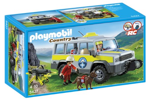Playmobil Vida en la Montaña - Vehículo de Rescate de montaña (5427)
