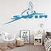 Produktbild caowenhao Interessante Schwimmen Hauptdekoration Wandaufkleber PVC Wandtattoos Wandtattoos Hauptdekoration Wandaufkleber