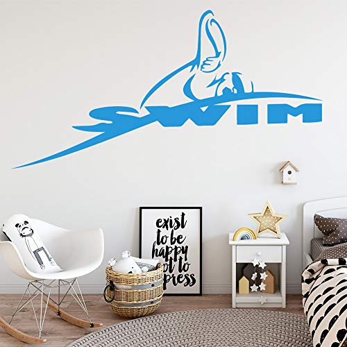 Preisvergleich Produktbild caowenhao Interessante Schwimmen Hauptdekoration Wandaufkleber PVC Wandtattoos Wandtattoos Hauptdekoration Wandaufkleber