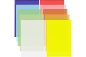 RUNFENG 20 Feuilles Papier Calque Couleur,10 Couleurs 100 g/m² Papier de Soie Translucide D'emballage Cadeau en Papier pour Emballage Cadeau Fêtes D'anniversaire Noël Mariages Loisirs Créatifs (21 x 29.7 cm)