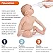 MeasuPro IRT250 No Touch Digital Forehead Thermometer with Baby Safe LED Measuring Guide and Fever Alarm