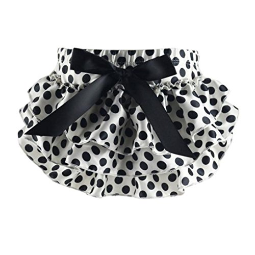 Koly Newborn Baby Girls Bloomers Layers Diaper Cover Flower Shorts Skirts