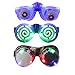 Produktbild LED Brille, DAXIN Blinkende Brillen mit Steampunk Brille, Witz Eye Brille, Glühende Party Brille für Raves, Party, Geburtstag, Weihnachten, Clubbing, Disco (Packung von 3)