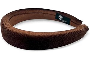 BOTTEGA DELLA PRINCIPESSA Cerchietto capelli donna elegante, cerchietto bombato in velluto con bombatura da 1 cm, accessorio chic e confortevole per ogni occasione