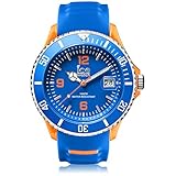Ice-Watch - ICE sporty Blue Orange - Blaue Herrenuhr mit Silikonarmband - 001331 (Extra Large)