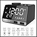 Produktbild Digataler Radiowecker, Digital Wecker Funkuhr Bluetooth Lautsprecher mit FM Radio, Dual Alarm, USB-Ladeanschluss, Schlummerfunktion, Thermometer, AUX, TF-Karte Spielen, Mikrofon, Hands-Free Call für Schlafzimmer, Büro, Tisch und Stuhl