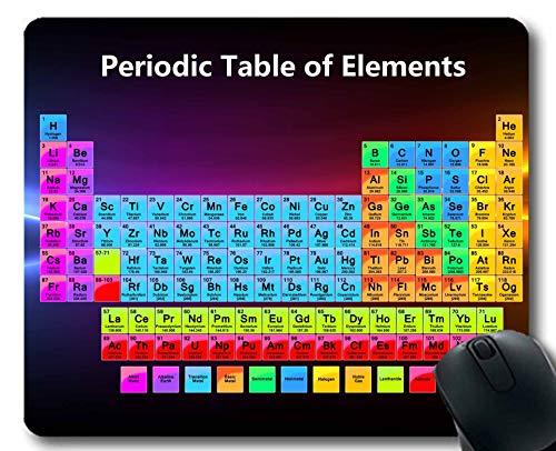 Preisvergleich Produktbild Mauspads, 2019 Periodensystem der Elemente Mauspad, Schulbüro Computerzubehör, Dickes Gummi-Mousepad