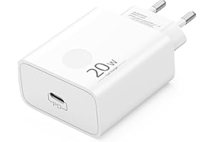 ARCCRA Szybka Ładowarka USB C, Zasilacz 20W PD3.0 Power Adapter Wtyczka, Gniazdo Typ-C, Kompatybilny z Telefonów (np. iPhone 17 16 15 14 Pro Max Air, Samsung Galaxy S25 S24 S23 S22 S21, Google Pixel 9 8 7 6