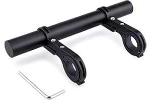 WINDFROMORT 1 Pezzo - Handlebar Extender - Accessori Bici Alluminio - Supporto Estensore Manubrio per Bici - Per Manubri con un diametro di 26-32 mm - Ideale per Torce, Smartphone, GPS