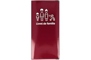 COLOR POP Etui livret de famille (Lie de vin) - Fabrication française