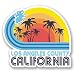 Produktbild 2 x Los Angeles California Vinyl Aufkleber Aufkleber Laptop Reise Gepäck Auto Ipad Schild Fun # 5825 - 10cm/100mm Wide