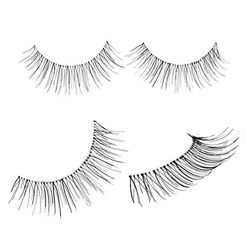 Ckeyin Handgemachte, bequeme und schöne 10 Paar lange falsche Wimpern - 6