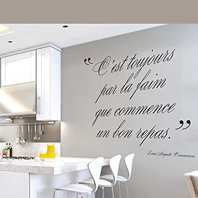 Retro Sticker Géant - Citation pour Cuisine